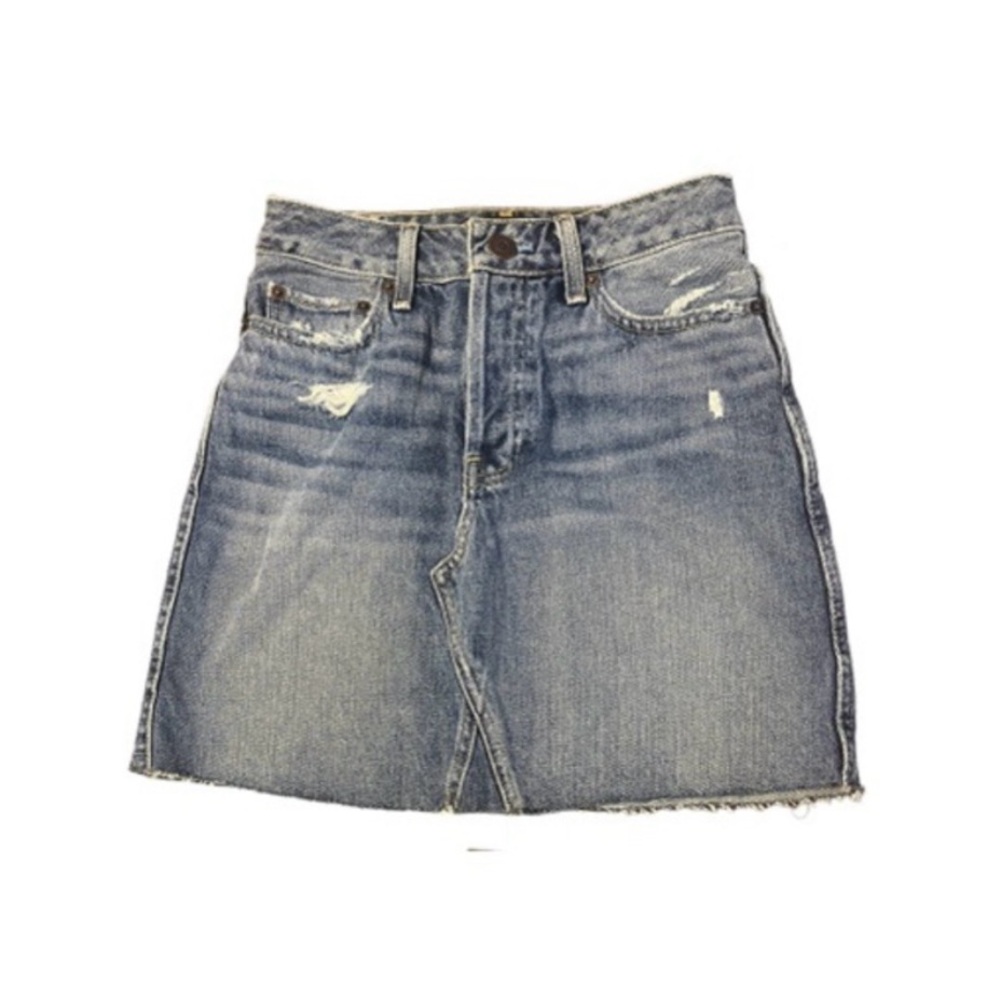 Abercrombie‎ & Fitch Classic Denim Mini Skirt - Picture 2 of 6